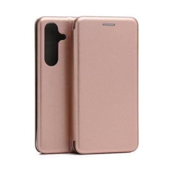 Beline Etui mágneses könyvtok Samsung S24 S921 rózsaarany kép