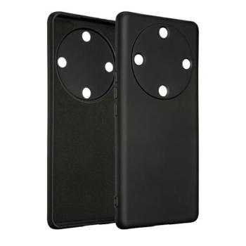 Beline Etui Szilikon Honor Magic5 Lite szilikon fekete tok kép
