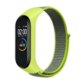 Beline NylonLoop csereszíj Xiaomi Mi Band 7/6/5/4/3 - sárga kép