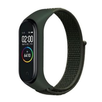 Beline NylonLoop csereszíj Xiaomi Mi Band 7/6/5/4/3 - zöld kép