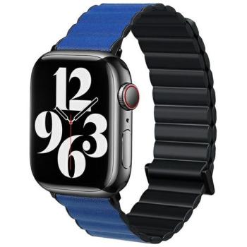Beline óraszíj Apple Watch Magnetic Pro 42/44/45/49mm fekete/kék doboz kép