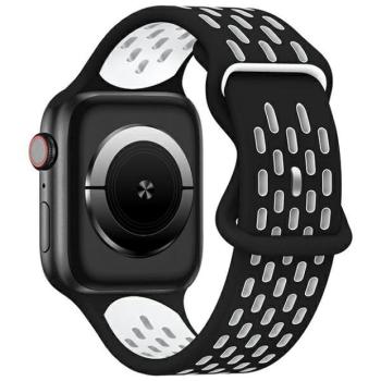 Beline óraszíj Apple Watch New Sport szilikon 38/40/41mm fekete/fehér doboz kép