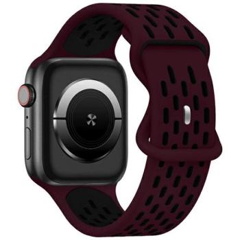 Beline óraszíj Apple Watch New Sport szilikon 42/44/45/49mm piros/fekete doboz kép