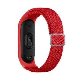 Beline óraszíj Mi Band 7/6/5 szövet piros kép
