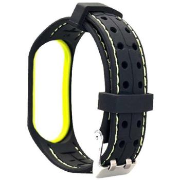 Beline óraszíj Smart Mi Band 3/4 fekete/lime kép