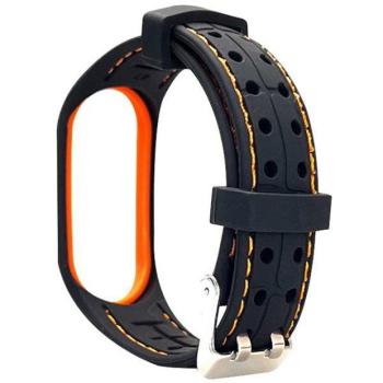 Beline óraszíj Smart Mi Band 7 fekete/narancs kép