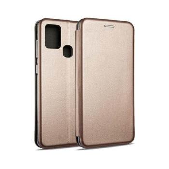 Beline Tok mágneses könyvtok Samsung A21s A217 rózsaarany tok kép