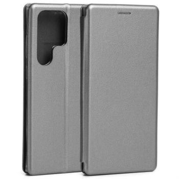 Beline Tok mágneses könyvtok Samsung S23 Ultra S918 acélszürke tok kép