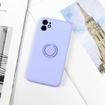 Beline Tok szilikon iPhone 12 Pro Max óceánkék tok gyűrűvel kép