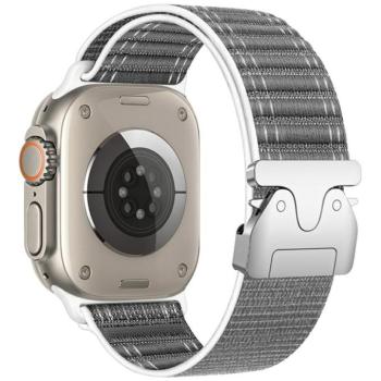 Beline Woven Nylon Diagonal Style Parachute Apple Watch 38/40/41mm szürke  kép