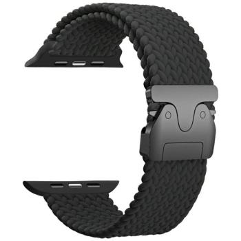 Beline Woven Nylon Parachute Strap szíj Apple Watch 38/40/41mm-es Fekete kép