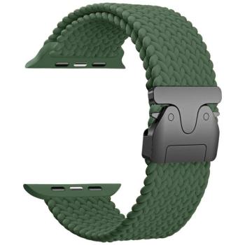 Beline Woven Nylon Parachute Strap szíj Apple Watch 38/40/41mm-es olajzöld színű kép