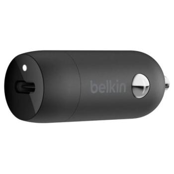 BELKIN BOOST CHARGE autós töltő Type-C aljzat (30W, PD gyorstöltő) FEKETE kép