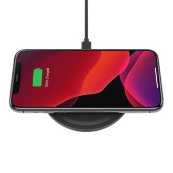 Belkin Boost Charge vezeték nélküli wireless gyorstöltő, + microUSB-A kábel, 10W, fekete kép