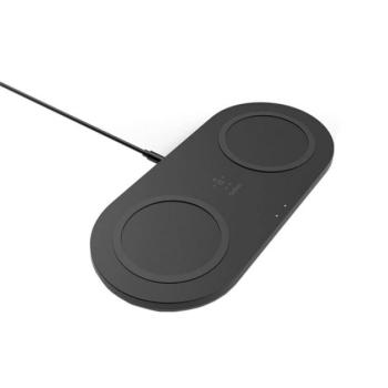 BELKIN BOOST CHARGER asztali töltő 2in1 (15W, gyorstöltő, wireless, Magsafe, Apple Watch töltő) FEKETE Apple Watch Series 1 38mm, Watch Series 1 42mm, Watch Series 2 38mm kép