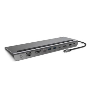 Belkin Connect 11-in-1 USB-C USB-A Hub, szürke kép