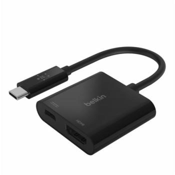 Belkin Connect USB-C USB-A Hub, HDMI, USB-C, fekete, 60W kép