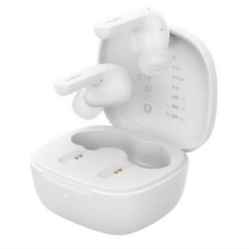 BELKIN SOUNDFORM MOTION bluetooth fülhallgató SZTEREO (v5.3, TWS, mikrofon, zajszűrő, IPX5 + töltőtok) FEHÉR kép