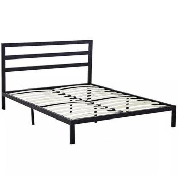 Bella fém ágykeret ajándék ágyráccsal, 90 x 200 cm, fekete kép