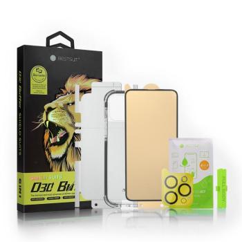 Bestsuit 6in1 beállítva iPhone 13 Mini tok / tematikus üveg Flexi / Back ház védőfólia / kamera lencse edzett üveg / törlőkendő / Aplicator (D30 puffer) kép
