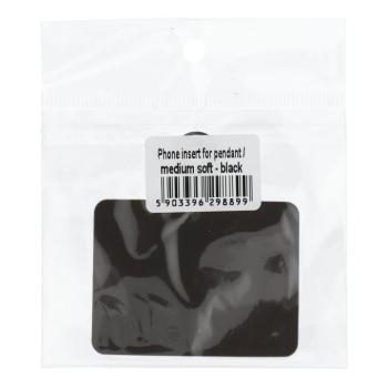 Betét nyakbaakasztó/csuklópánt rögzítéséhez (közepesen puha) - fekete kép