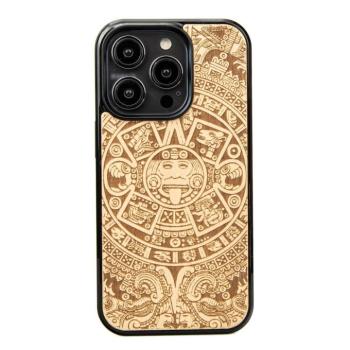 Bewood Aztec Calendar Aniegre tok iPhone 15 Pro - barna kép