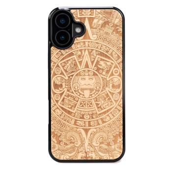 Bewood Aztec Calendar Aniegre tok iPhone 16 Plus - barna kép