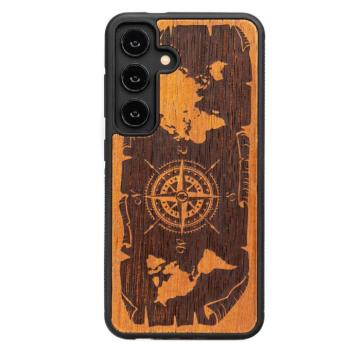 Bewood Compass Merbau tok Samsung Galaxy A55 5G - barna kép