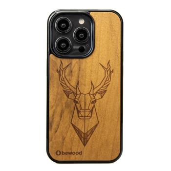 Bewood Deer Imbuia tok iPhone 15 Pro - barna kép