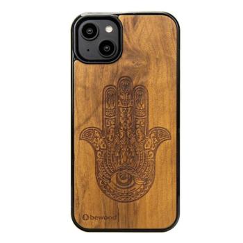 Bewood Hamsa Imbuia tok iPhone 15 Plus - barna kép