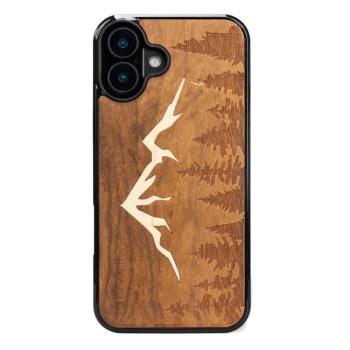 Bewood Mountains Imbuia tok iPhone 16 Plus - barna kép