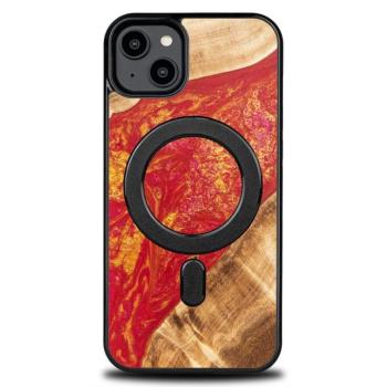 Bewood Neons Paris MagSafe-kompatibilis tok iPhone 15 Plus - barna-piros kép