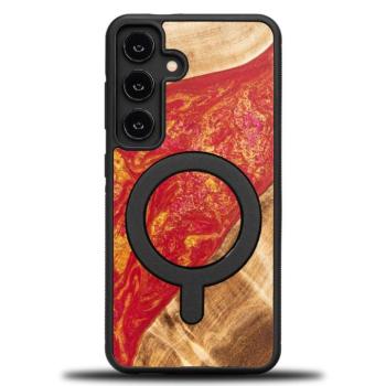 Bewood Neons Paris MagSafe-kompatibilis tok Samsung Galaxy A55 5G - barna-piros kép