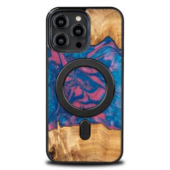 Bewood Neons Vegas MagSafe-kompatibilis tok iPhone 15 Pro Max - barna-kék kép