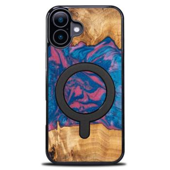 Bewood Neons Vegas MagSafe-kompatibilis tok iPhone 16 Plus - barna-kék kép