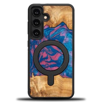 Bewood Neons Vegas MagSafe-kompatibilis tok Samsung Galaxy A55 5G - barna-kék kép