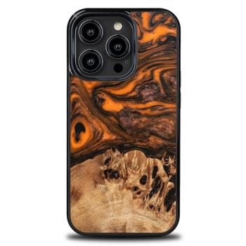 Bewood Orange tok iPhone 15 Pro - barna-narancssárga kép