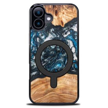 Bewood Planets Earth MagSafe-kompatibilis tok iPhone 16 Plus - barna-kék kép