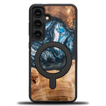 Bewood Planets Earth MagSafe-kompatibilis tok Samsung Galaxy A55 5G - barna-kék kép
