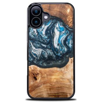 Bewood Planets Earth tok iPhone 16 - barna-kék kép