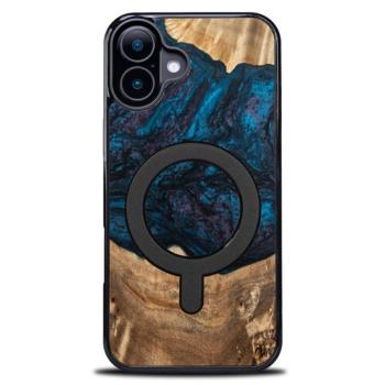 Bewood Planets Neptune MagSafe-kompatibilis tok iPhone 16 Plus - barna-kék kép
