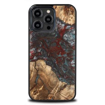 Bewood Planets Pluto tok iPhone 15 Pro Max - barna-szürke kép