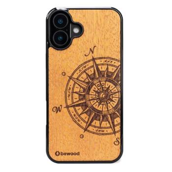 Bewood Traveler Merbau tok iPhone 16 Plus - barna kép