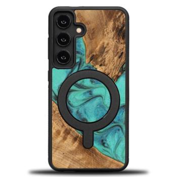 Bewood Turquoise MagSafe-kompatibilis tok Samsung Galaxy A55 5G - barna-kék kép