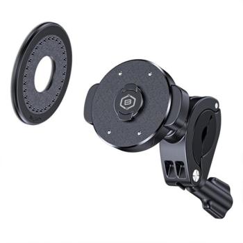 BLAVEC VELO kerékpáros és motoros telefontartó (360°, kormányra rögzíthető, Magsafe, 4.7-6.8&quot; méret) FEKETE kép