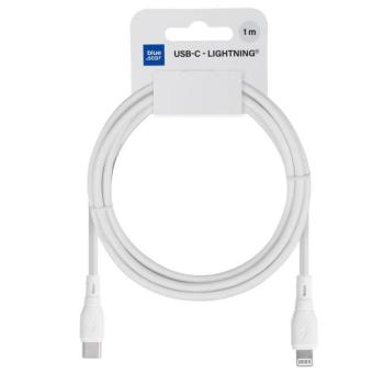 BLUE STAR ECO 2,4 A 27 W USB-C és Lightning kábel PJ72-18-3, 1m, fehér kép