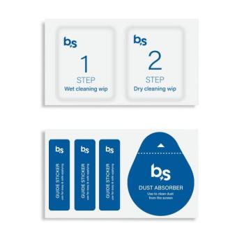 Blue Star edzett üveg fekete szegéllyel Samsung Galaxy S25 kép