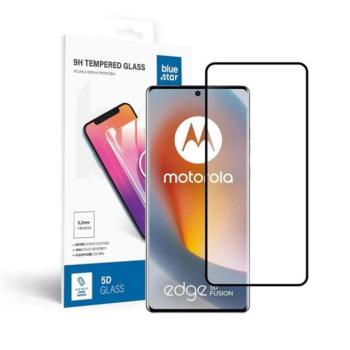 Blue Star Motorola Edge 50 Fusion tempered glass kijelzővédő üvegfólia, fekete kép