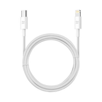 Blue Star PA-X12 Type-C - Lightning kábel 12W 2A QC4.0 1m - fehér kép