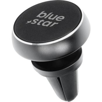 Blue Star Round Magnetic autós tartó szellőzőrácsra - fekete kép